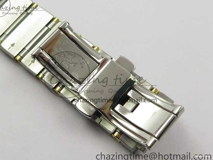 0303 Constellation 38mm SS YG VSF 1:1 Best Edition White Textured Dial on SS YG Bracelet A8500 Super Clone Upgraded 7922